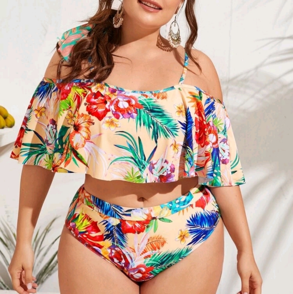🆕️Two Piece Floral Print Swim Bathing Suit